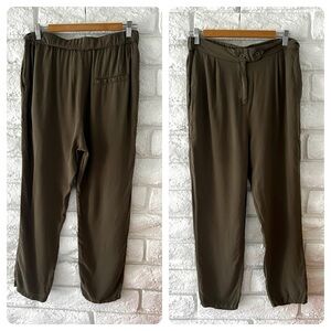 Cotton On Olive green elastic pants Size 8